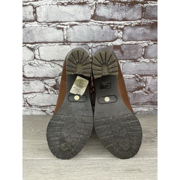 Sartore Paris Brown Leather Ankle Chelsea Vibram Heel Booties Women’s 38EU/7M US - Picture 6 of 16